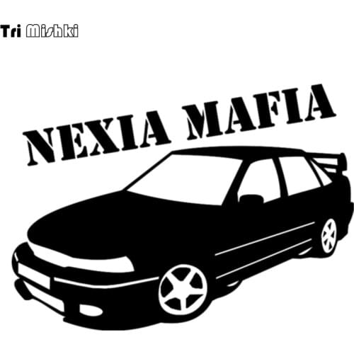Tri Mishki HZX042# 14.4*20cm car sticker for Daewoo nexia mafia auto car stickers