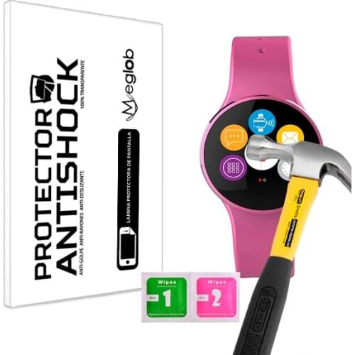 Screen protector Anti-Shock Anti-scratch Anti-Shatter compatible with MyKronoz ZeCircle2