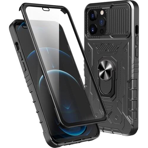 360 Degree Protective Shockproof Hybrid Armor Phone Case For iphone 13 12 11 Pro Xs Max X Xr Hard PC Soft TPU Full Cover Fundas