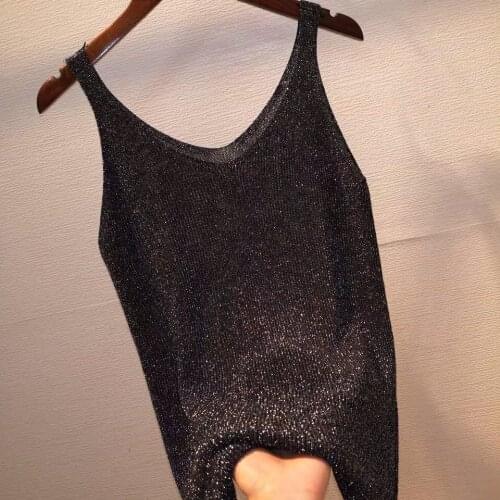 Women Corset Tops Camisole Womens Summer Loose V-neck Fil-Lumiere Weave Top Tank Camis Crop Top For Women