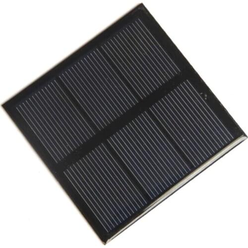 0.7W 5V Polycrystalline Solar Panel DIY Solar Cell Module Charger System For 1.2V Battery Light Study 70*70MM 1000pcs Wholesale