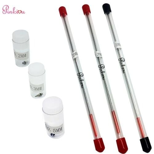 3styles/set Airbrush Accessory 0.2,0.3,0.5mm Airbrush Nozzles And Needles Replacement for Airbrushes Tattoo Spray Gun