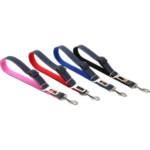 Pet Dog Leashes Puppy Auto Leads Doggie Puppy Car Seat Belts Leash gato perro Collars Small Medium Large Dogs Collar