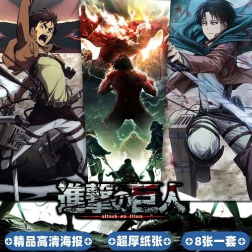 Eren Jaeger Long Hair Attack on Titan Season 4 Manga Canvas Decoration Prints Poster Pictures Home Decor Study Wall Art Painting