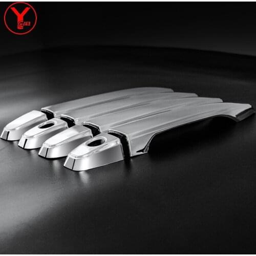 Chrome Handle Cover For Toyota Wish 2003 2005 2006 2008 ABS door handle Protector Chrome Accessories Stickers Car Styling YCSUNZ