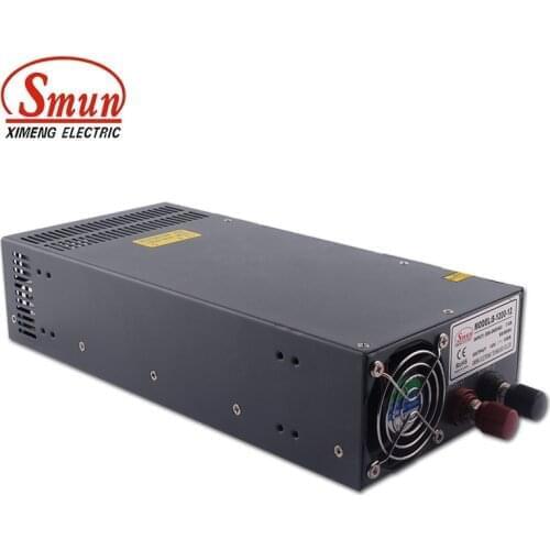 SMUN S-1200-60 110VAC/220VAC to 1200W 60VDC 20A Single Output Switching Power Supply
