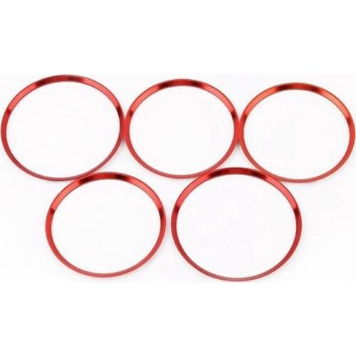 5PCS Car Air Condition Air Vent Outlet Ring Trim Decoration for Mercedes Benz AMG A B Class CLA GLA
