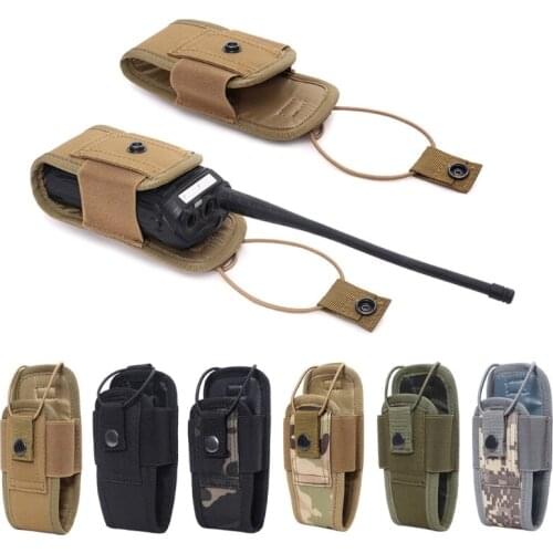 Portable Pouch Walkie Talkie Bag Holder Intercom Pouch Multipurpose Utility Gadget Belt Waist Bag Hanging Pouch Dropship