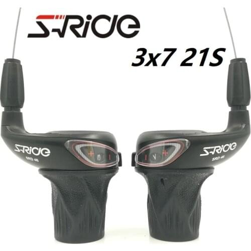 S-RIDE Bicycle Derailleur RevoShift 3 * 7 Speed 21 Speed MTB Mountain Bike Folding Bike Shifter Compatible RS35/RS41