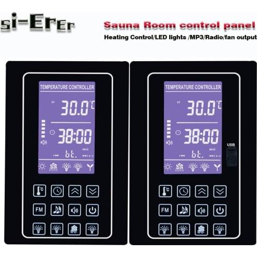 812 sauna room heating system temperature controller,Optional auxiliary control panel,220V 110V 30A
