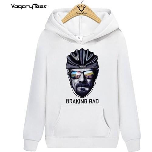 Breaking bad Design Short Sleeve Bicycles Sport Cycling Helmets Print Sweatshirt Bike Graphic Hoodies Unisex Tops Pullovers