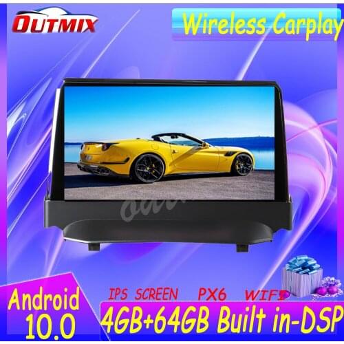 Tesla PX6 Android 10.0 Car Multimedia Player For Ford Fiesta 2009-2016 Audio Radio stereo GPS Navi Wifi Head Unit 9.7INCH