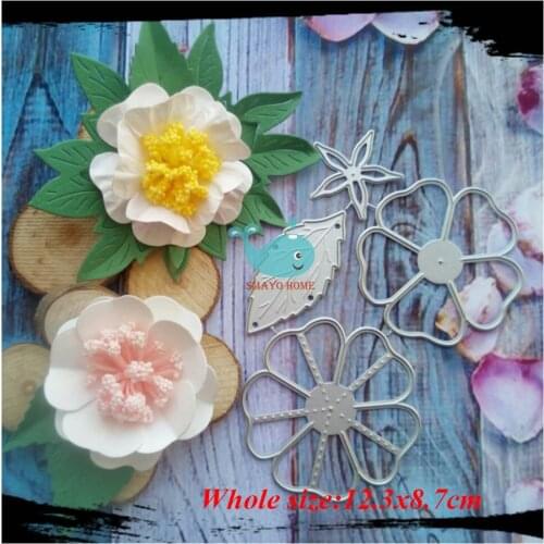 NEW flower petal craft cutting dies Metal Steel Cutting Die New decoration Stencil For DIY Scrapbooking Paper photo Cards