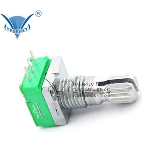 Three feet RK097N B10K single league potentiometer audio power amplifier/seal potentiometer handle 15mm long