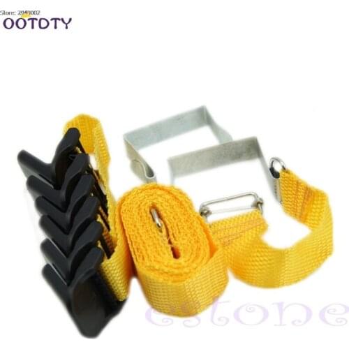 Space Saving Magic Clothes Hanger with Hook Adjustable Over Door Straps Hanger 6 Hooks Hat Bag Clothes Coat Rack Organizer