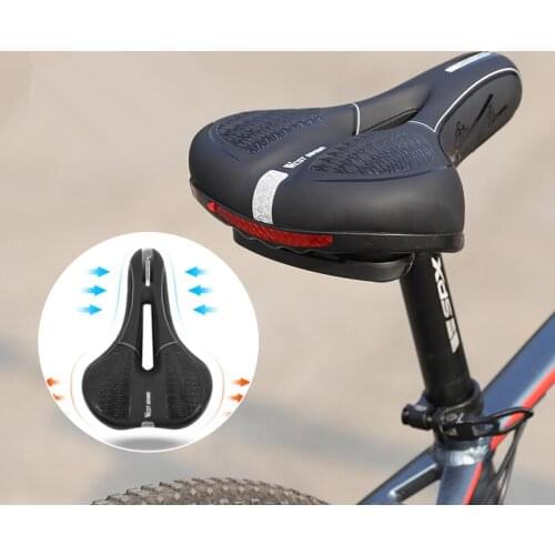 WEST BIKING Bicycle Saddle MTB Road Bike Saddle Hollow Cycling Seat Memory Sponge Soft Cushion Bike Saddle Road Bike Saddle