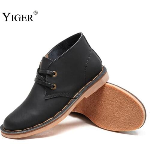 YIGER Men's Boots