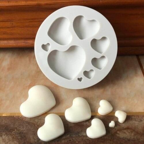 Love Valentines Day Love Series Silicone Mold DIY Fondant Cake Chocolate Mold UV Resin Accessories Baking Appliances