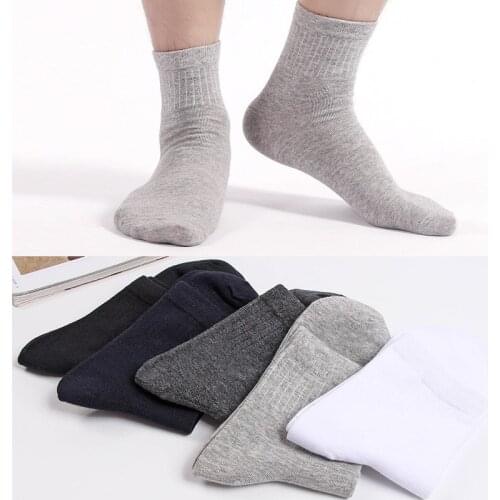 10 Pairs / Package Autumn And Winter New Combed Cotton Mens Socks Joker Socks Mens Gifts Gift Boutique Business Socks