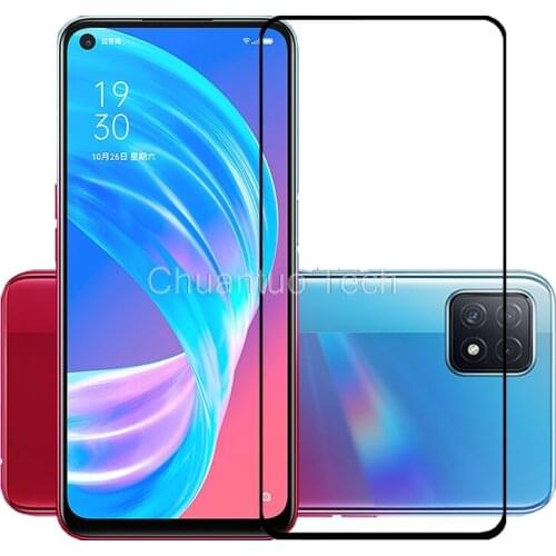 75 Pcs/Lot 2.5D Premium Tempered Glass for OPPO A72 5G Full Cover Screen Protector Protective Film for OPPO A72 5G