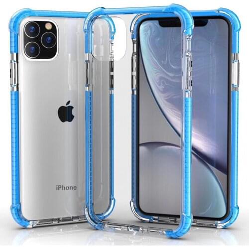 30pcs Air Cushion Acrylic Hard Back Corner TPU+PC Transparent Case Cover For iPhone 13 Pro Max 12 Mini 11 XS XR X 8 7 6 Plus SE