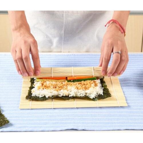 Bamboo Sushi Mat Onigiri Rice Roller Rolling Maker Tool Supplies Roll Tools DIY Kitchen Gadgets Curtain Hand Maker Accessories