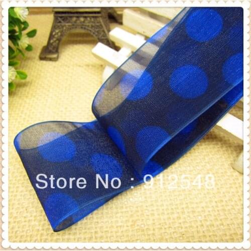 Free shipping,1-1/2'' 38MM,dot organza ribbon garments wedding gift packaging bows DIY Accessories 10yards/roll,27XSYD