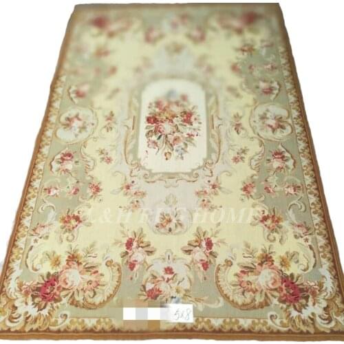 Free shipping 10K 5'x8' carpets needlepoint woolen rugs high grade handmade hand knotted carpet