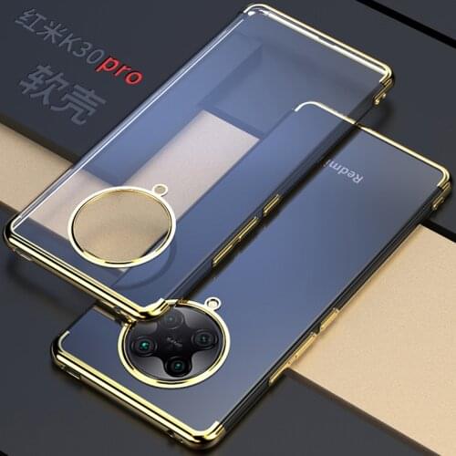 For Xiaomi Pocophone Poco X3 NFC Case Soft Silicone Slim plating transparent Protective Back cover case For xiaomi poco x3 x3nfc