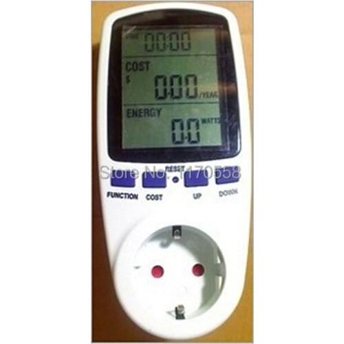 EU TS-836A Digital Wattmeter Power Analyzer Electronic Power Energy Meter Automatic Kwh Power Switch Free Shipping