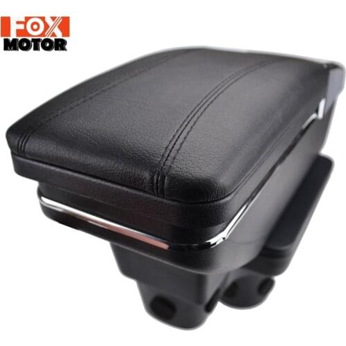 For Hyundai Solaris 2 Accent Verna 2017 2018 Center Centre Console Storage Box Armrest Arm Rest Rotatable