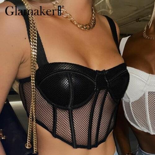 Женские укороченные топы Glamaker China At AliExpress