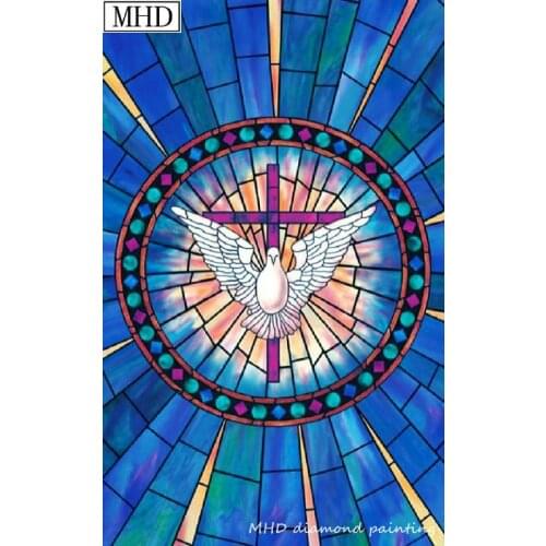 Pigeon Cross Masek 5d Diy Diamond Painting Dragon Full Round & Square Diamond Cross Stitch 3D Diamond Embroidery Sewing Artwork