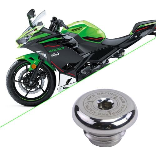 Motorcycle CNC 304 Stainless Steel Engine Oil Dipstick For Kawasaki Ninja400 Z400