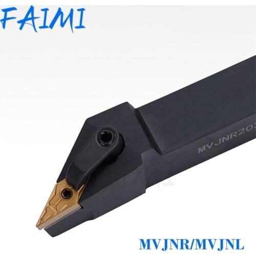 MVJNR1616K16 Cylindrical Turning Tool Carbide Inserts CNC Lathe MVJNL2020K16 93 Degree External Turning Tool Holder