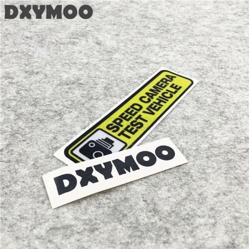 TES VEHICLE Car Stickers SPEED CAMERA Funny Warning Auto Window Motorcycle Helmet Vinyl Decals 3M Reflective 12.5x3cm