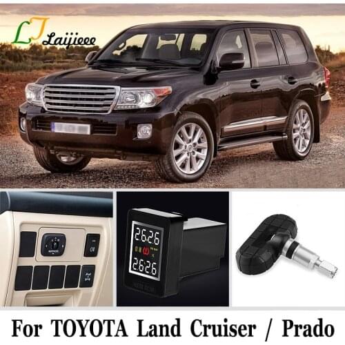 TPMS For TOYOTA Land Cruiser 70 100 200 V8 Prado 90 120 150 / Embedded Tire Pressure Monitoring System Of Internal Sensors