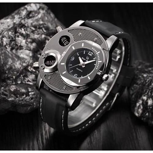 Fashion Men Sport Watches V8 Mens Watches Luxury Mens Watch Men Large Dial Military Quartz Clock religo masculino reloj hombre