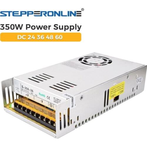 STEPPERONLINE 350W Switching Power Supply AC 115/230V to DC 24V 36V 48V 60V Source Transformer for 3D Printer/ CNC Project