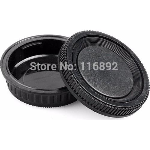 10pair/lot camera Body cap + Rear Lens Cap for K10D K20D K200D K100D K-7 for Pentax PK Ricoh Camera Mount