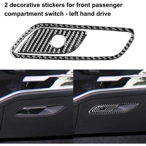 Waterproof 2Pcs Small Glove Box Handle Interior Trim Portable Panel Trim Cover Anti-scratch