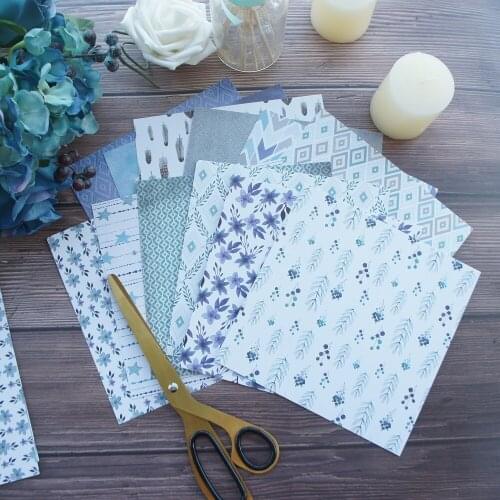 24 sheets DIY 12 style 15.2*15.2cm all world is purple theme craft paper scrapbooking creative paper DIY gift use