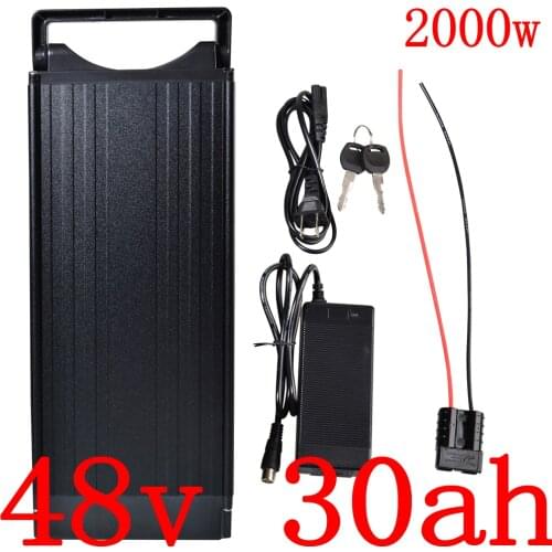 48V 1000W 2000W Rear Rack Battery 48V 10AH 12AH 13AH 15AH 18AH 20AH 23AH 25AH 26AH 30AH 31AH Lithium Electric Bicycle Battery
