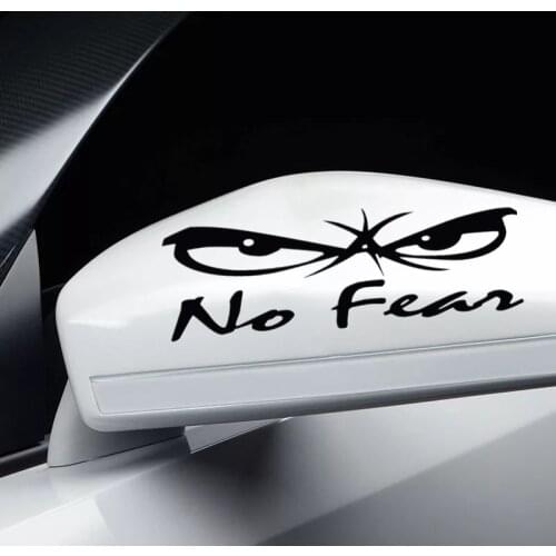 Auto car stickers. Eyes. No face. Car supplies. tremendous. Black / white red laser silver polyethylene Decal