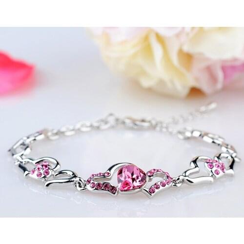 Noble High Quality 4 Color bracelets bangles Chain Fine Bracelet Fit European Popular Bracelet for Women DIY Jewelry gifts