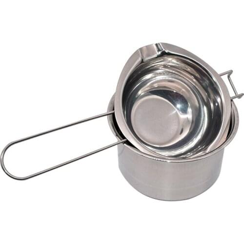 304 Wax Melting Pot Heating Pot Coffee Melting Water-proof Heating Pot Baking Utensils Melting Wax Heating Outer Pot Inner Pot