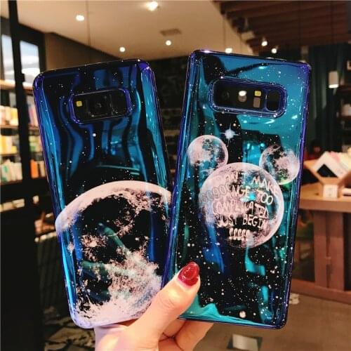 Mickey Planet All Inclusive Mobile Phone Case for Samsung Note8 Note9 S10 S20 Blu-ray Soft Case Shatter-resistant Cover Couple
