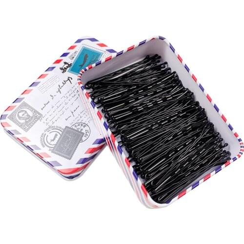 Black Hair Clip Ladies Hairpins Girls Hairpin Curly Wavy Grips Hairstyle Hairpins Women Styling Hair Accessories