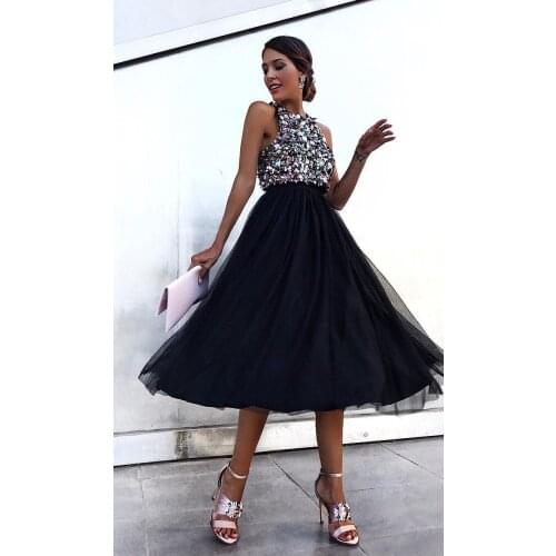 CloverBridal Women's Dresses Below The Knee