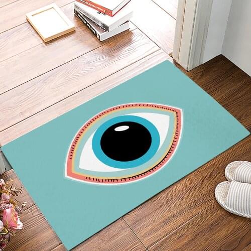 Eyes Eyeballs Orbits Eyelashes Door Mats Kitchen Floor Bath Entrance Rug Mat Rubber Non Slip